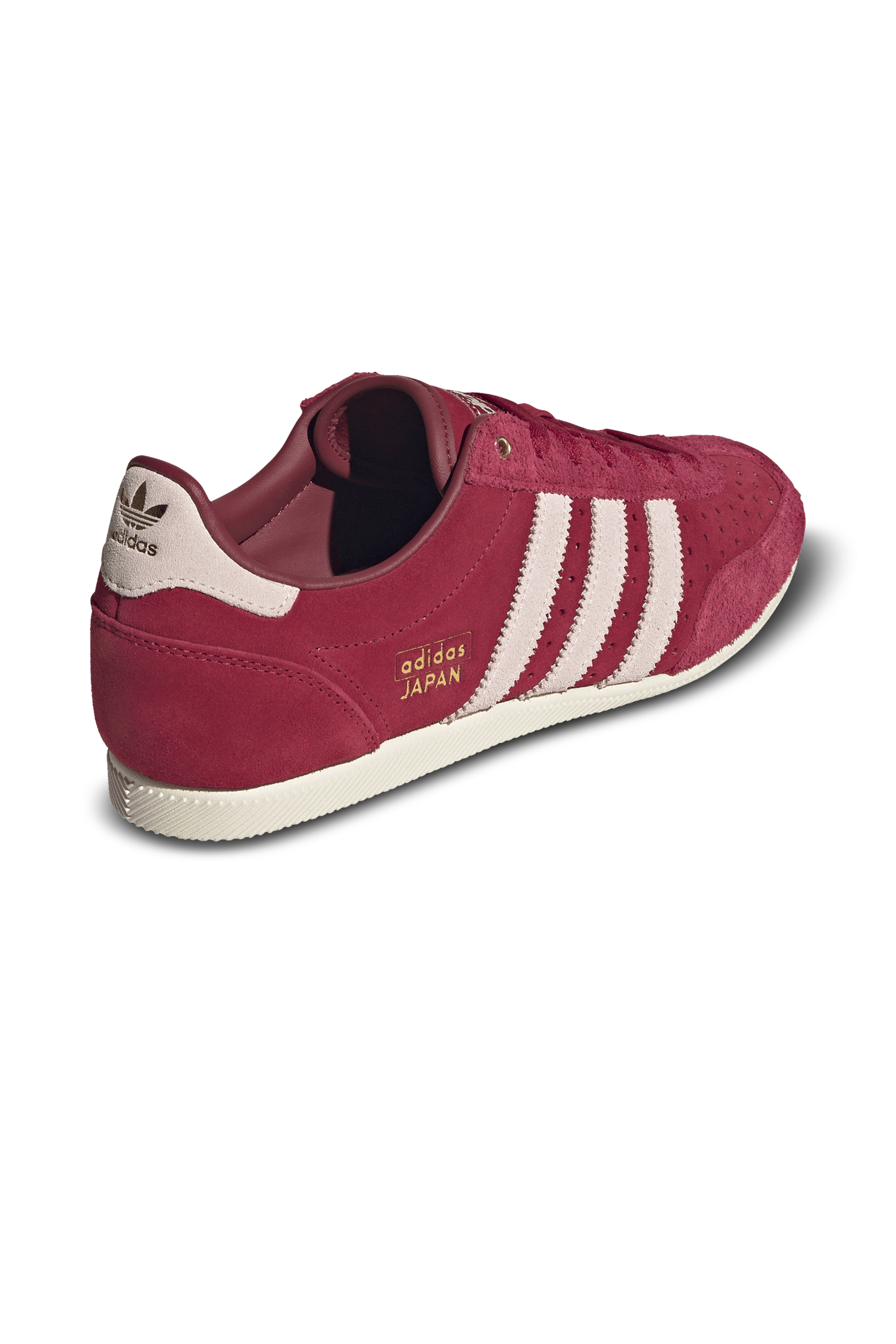 Clicoeur low suede trainers Burgundy