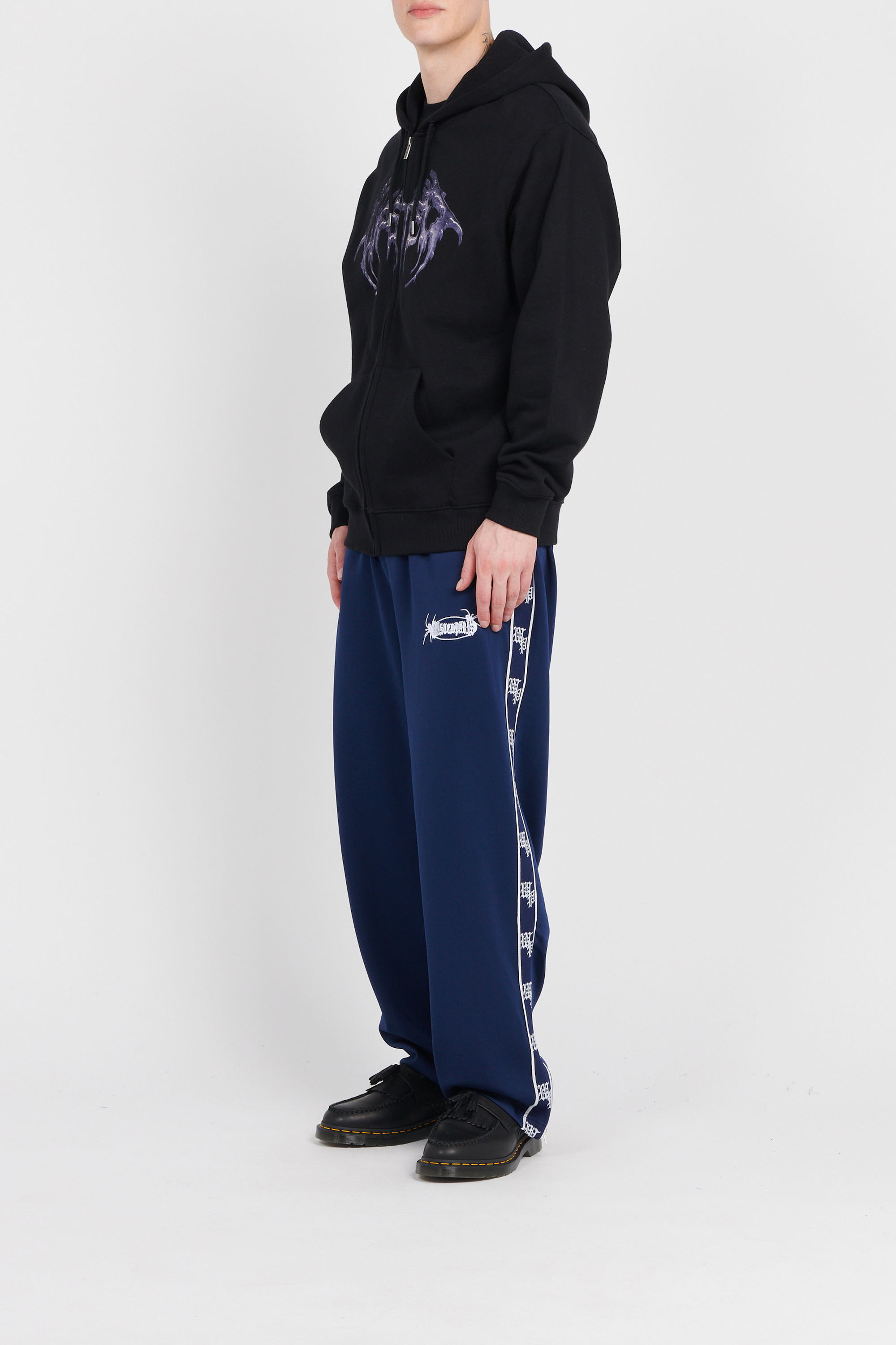 Hoodie zippé | Noir WASTED Homme