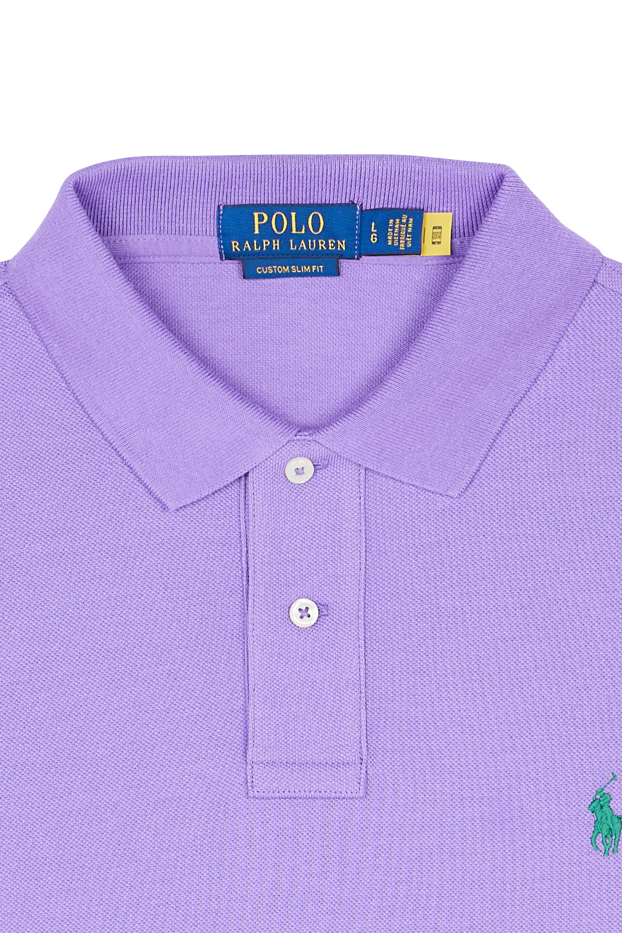 Short sleeve polo Purple