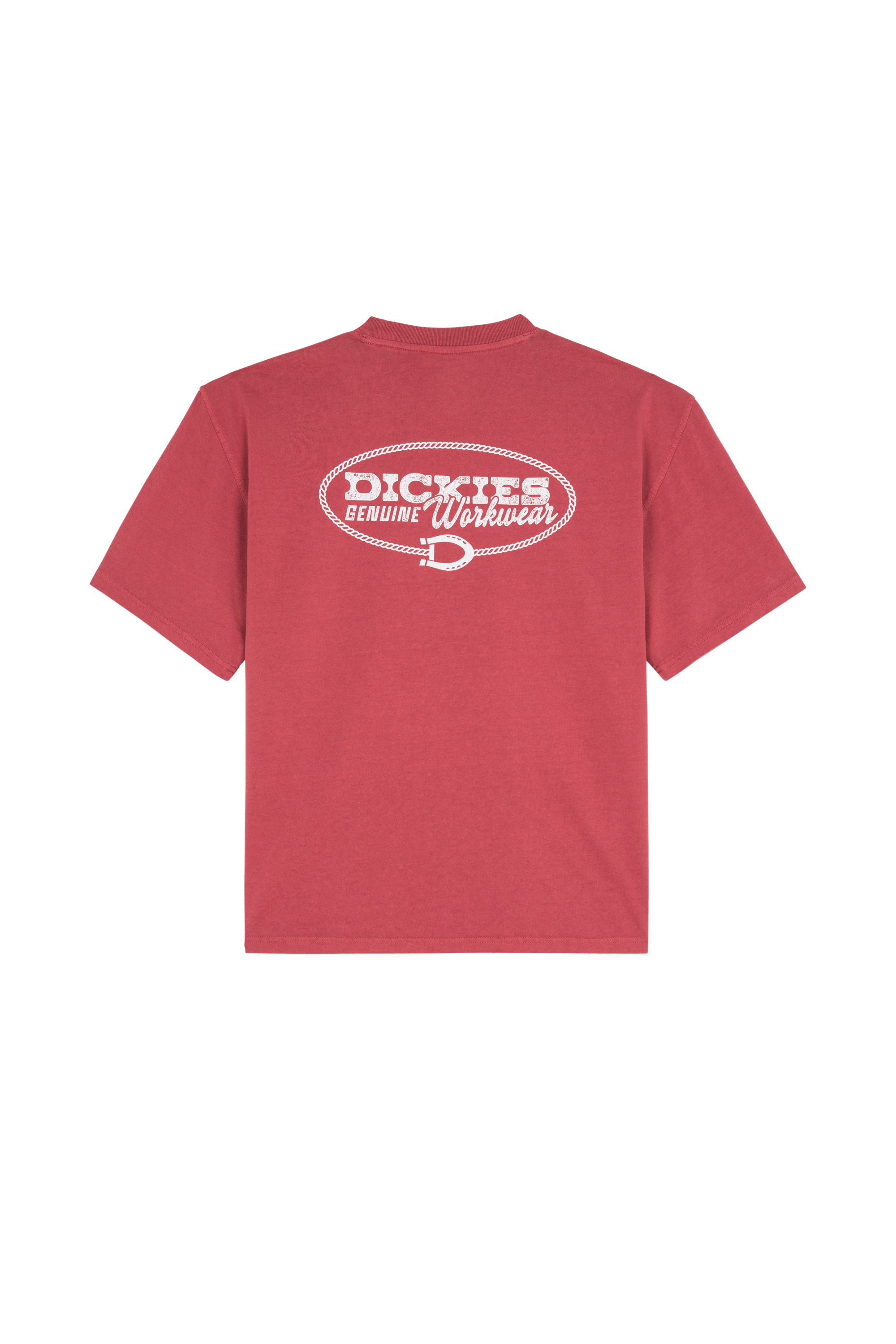 Regular-fit round-neck cotton T-shirt DICKIES Red