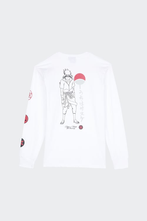 TEALER t-shirt tealer x naruto  Blanc