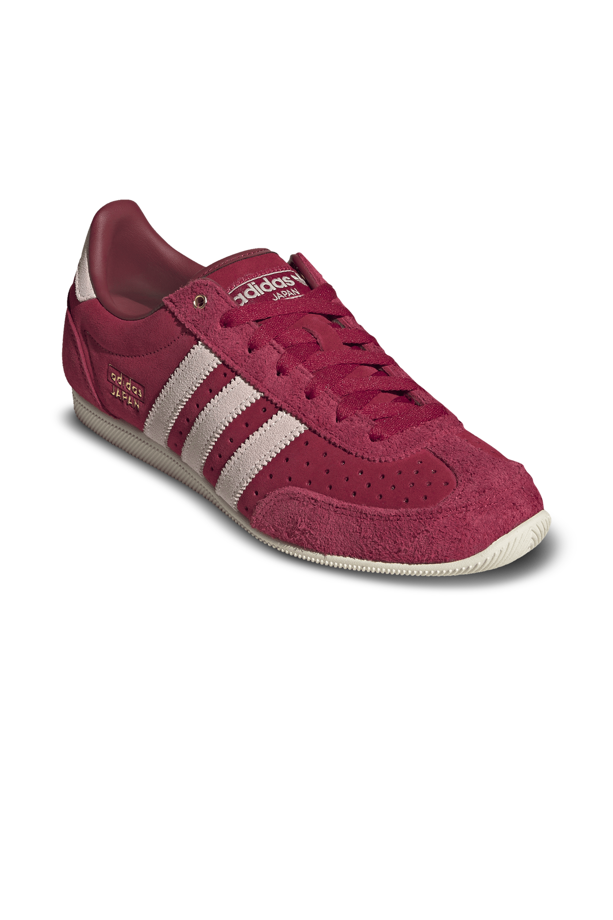 Clicoeur low suede trainers Burgundy