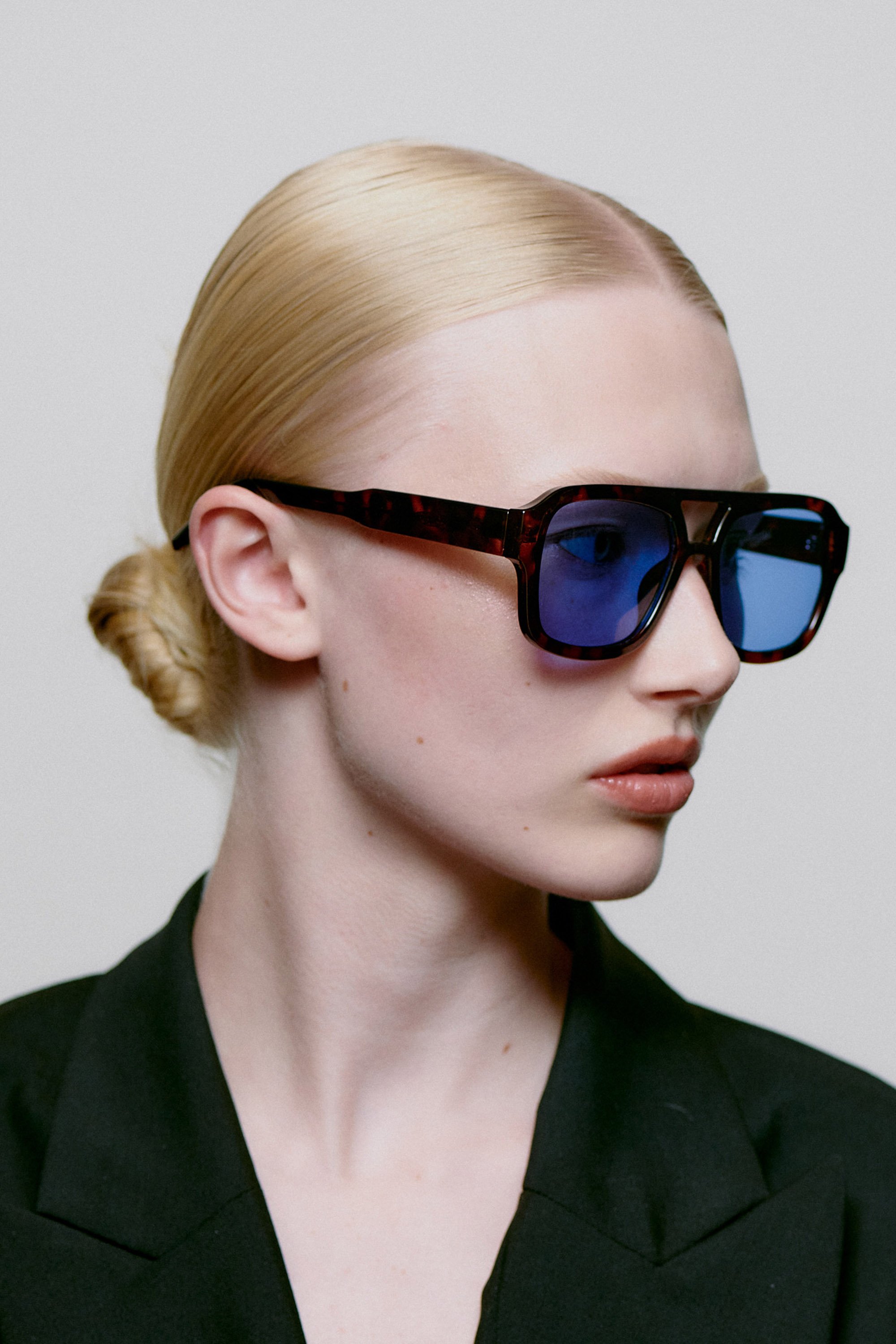 Lunettes de soleil Bleu