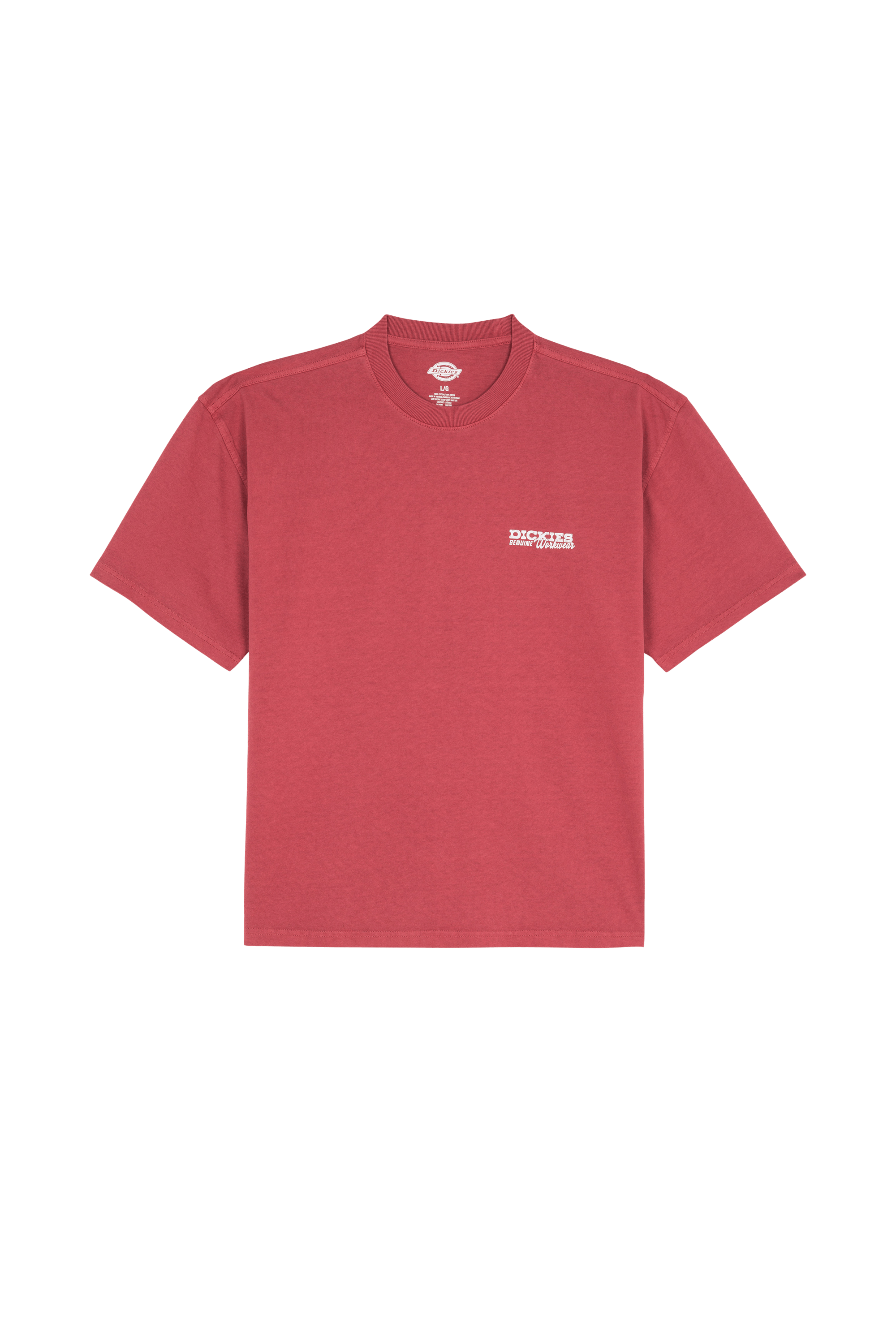 Regular-fit round-neck cotton T-shirt DICKIES Red