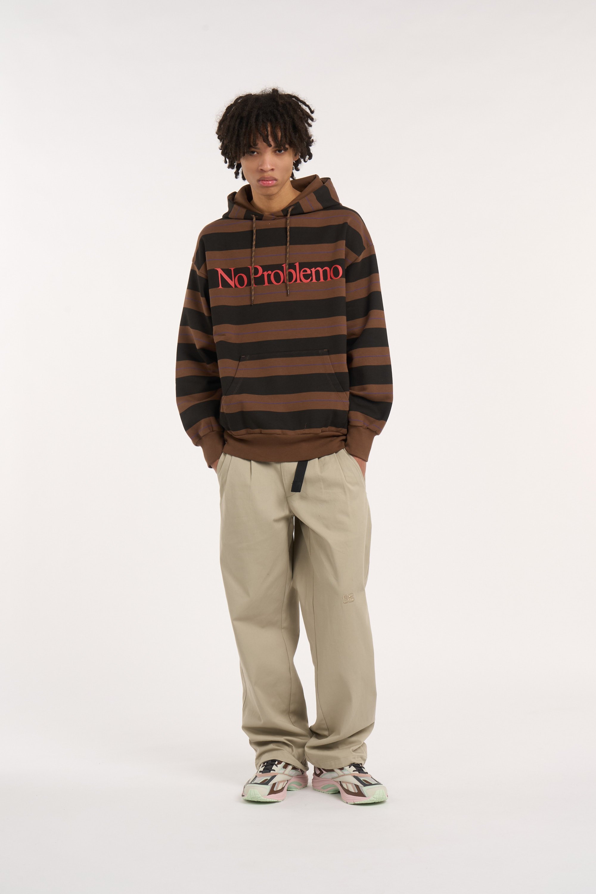 Hoodie NO PROBLEMO Marron