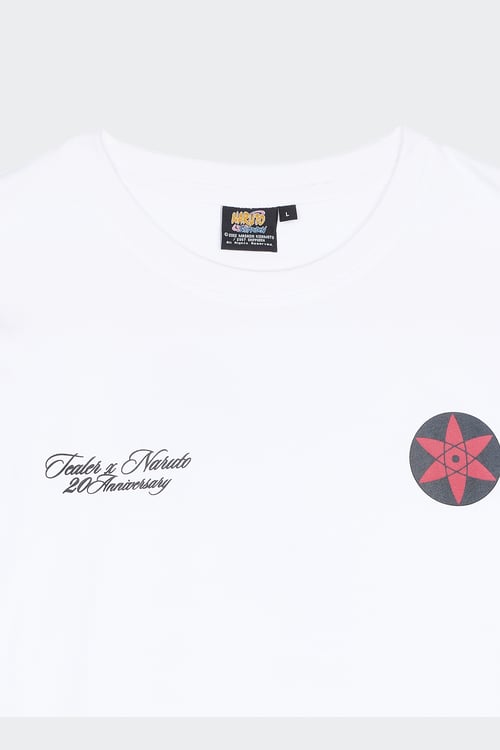 TEALER t-shirt tealer x naruto  Blanc