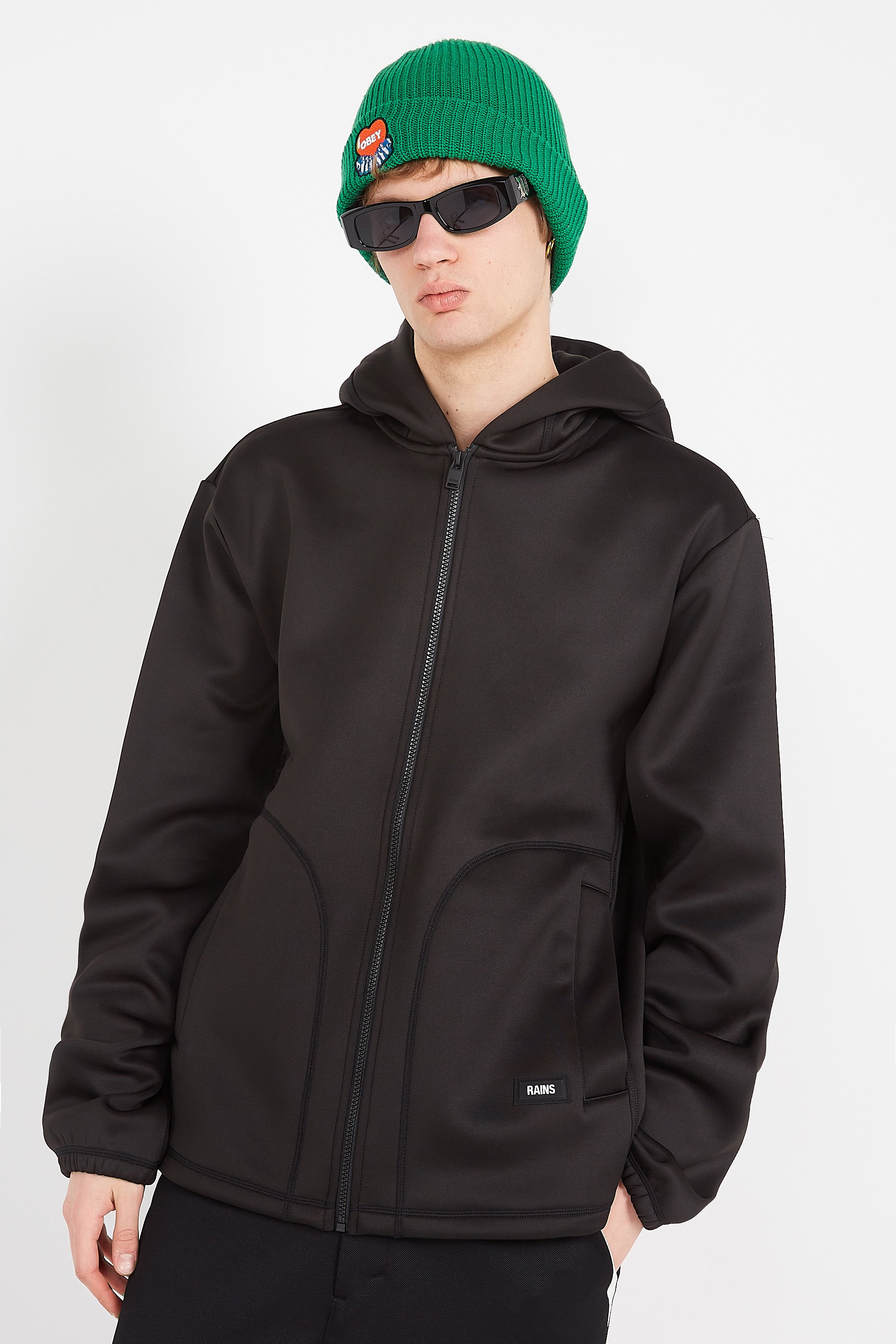 Hoodie zippé Noir