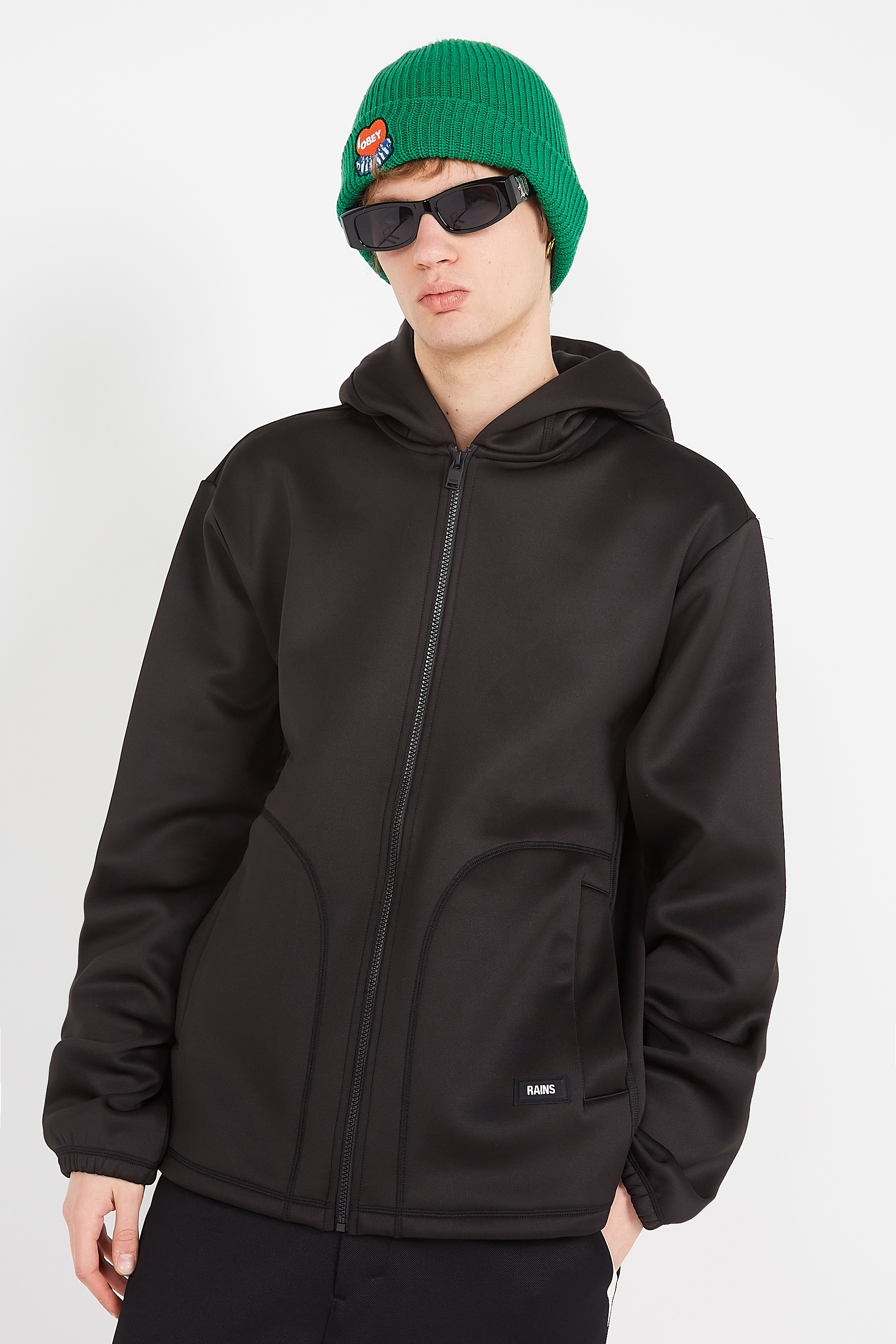 Hoodie zippé Noir