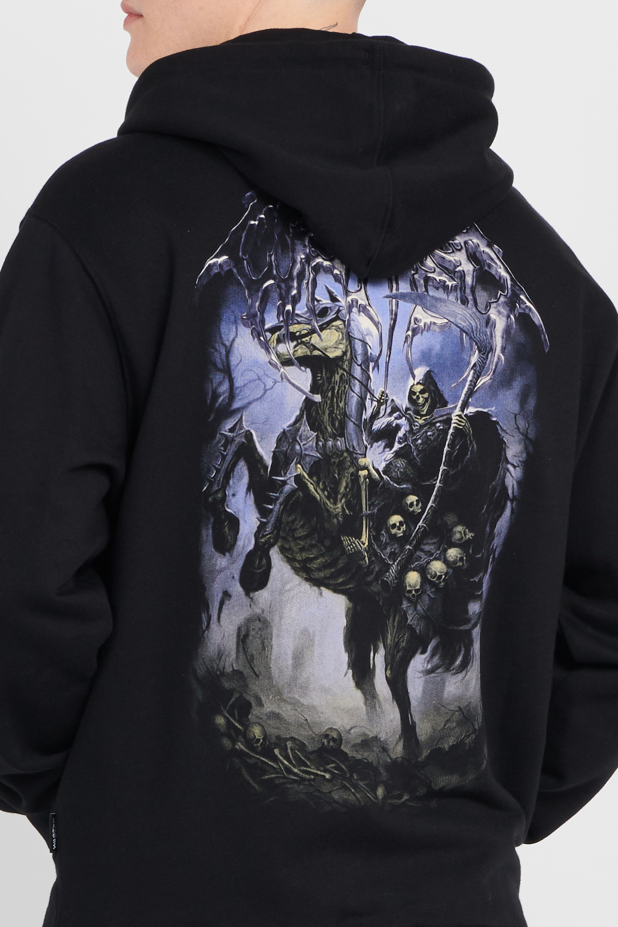 Hoodie zippé | Noir WASTED Homme
