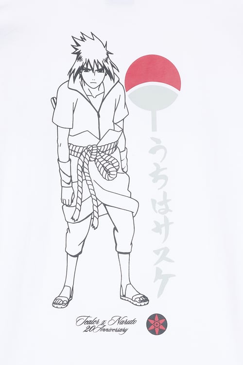 TEALER t-shirt tealer x naruto  Blanc