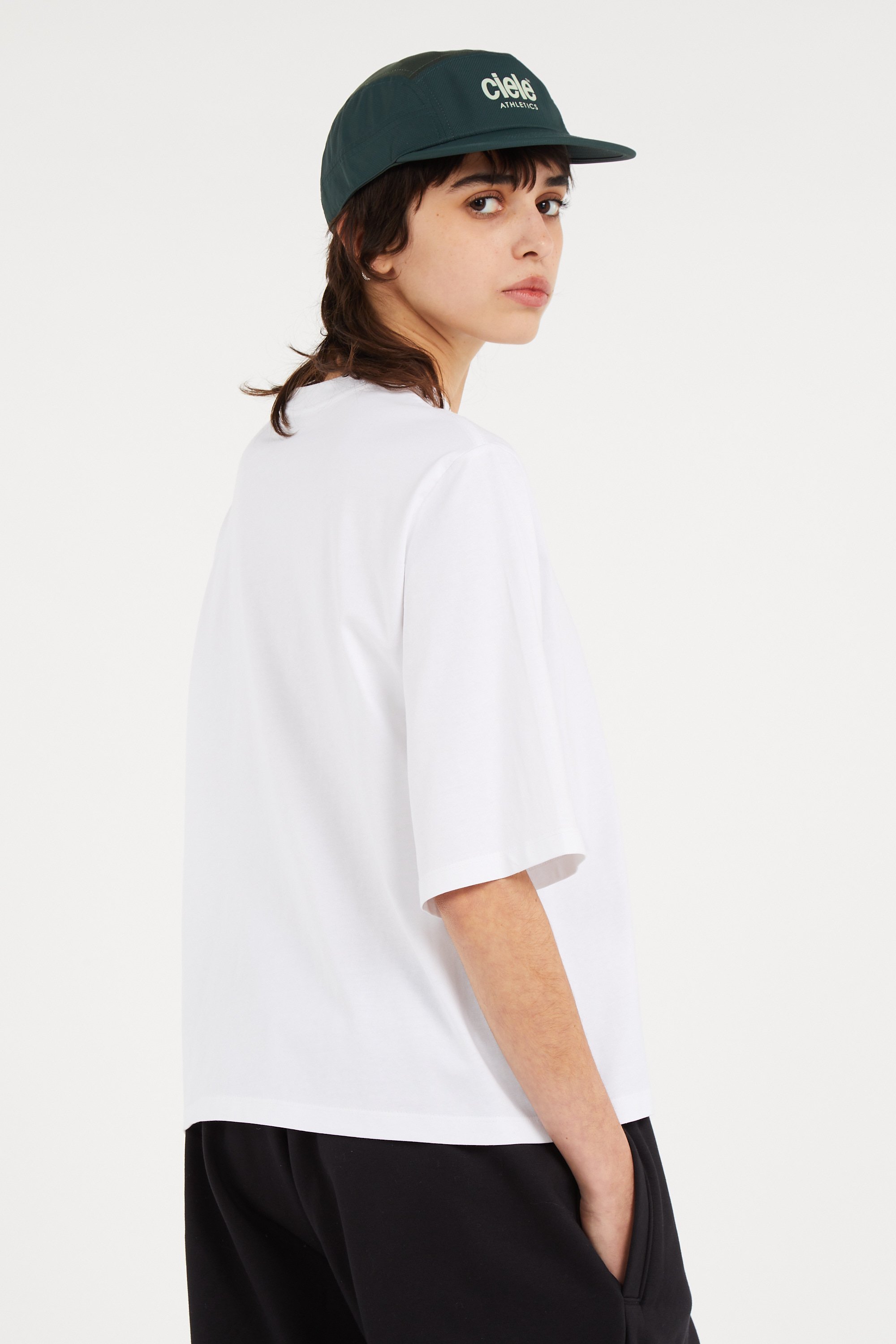 Regular-fit round-neck cotton T-shirt | White THE NORTH FACE Women