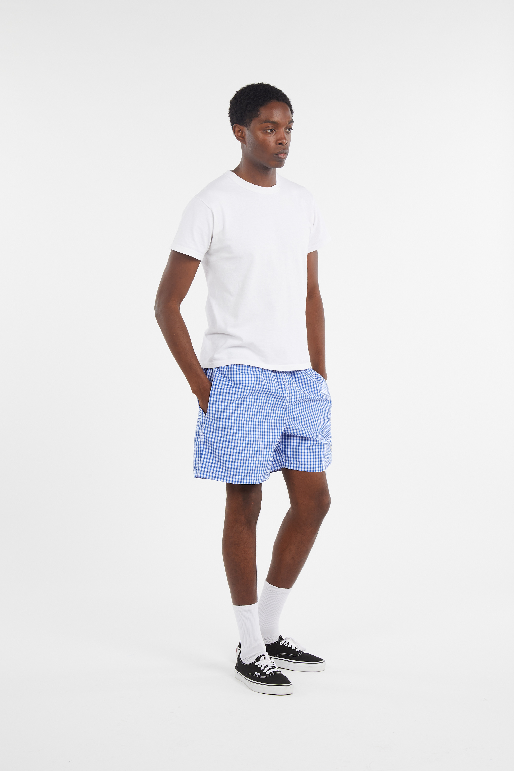Short de bain Bleu