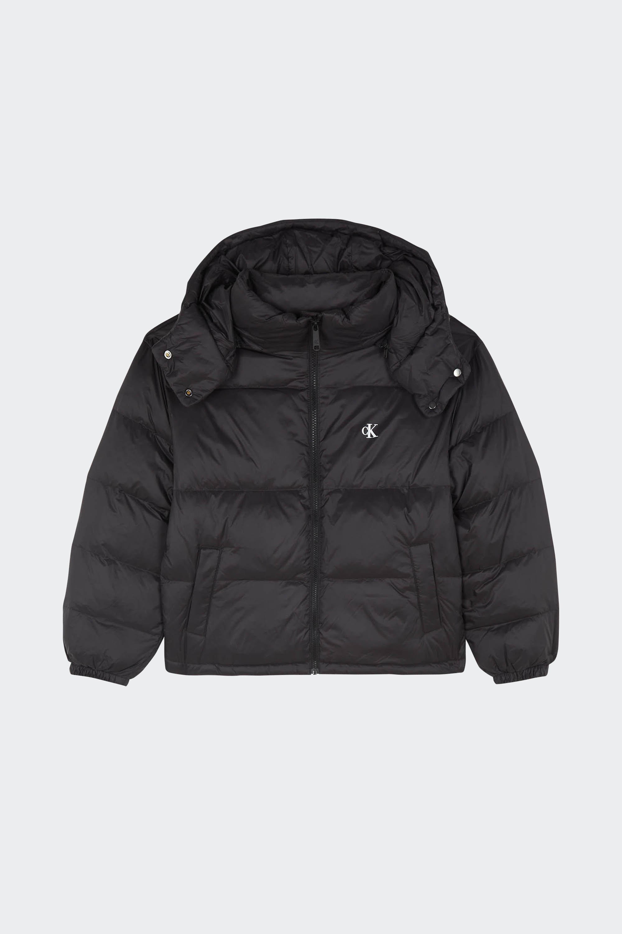 Lightweight quilted padded jacket with high neck | Black by CALVIN KLEIN Lightweight quilted padded jacket with high neck Black