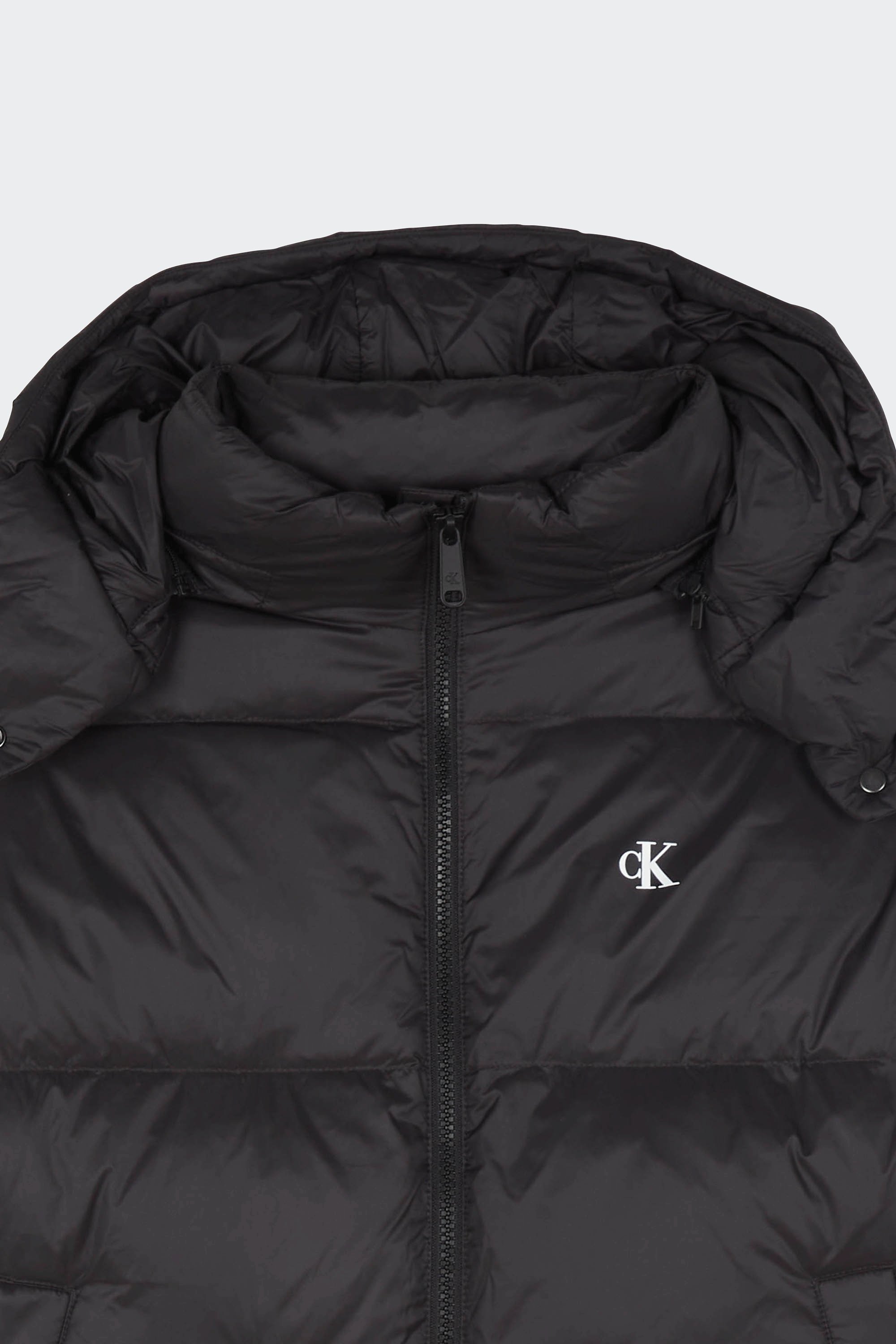 Lightweight quilted padded jacket with high neck | Black by CALVIN KLEIN Lightweight quilted padded jacket with high neck Black