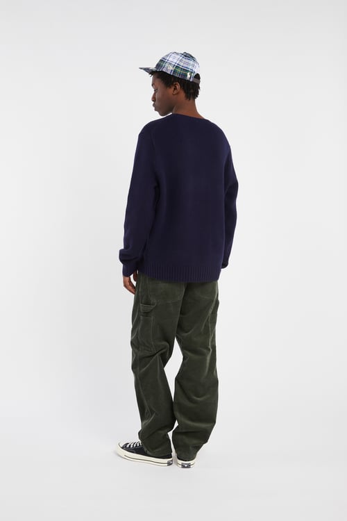 CARHARTT WIP Pantalon droit en velours Kaki
