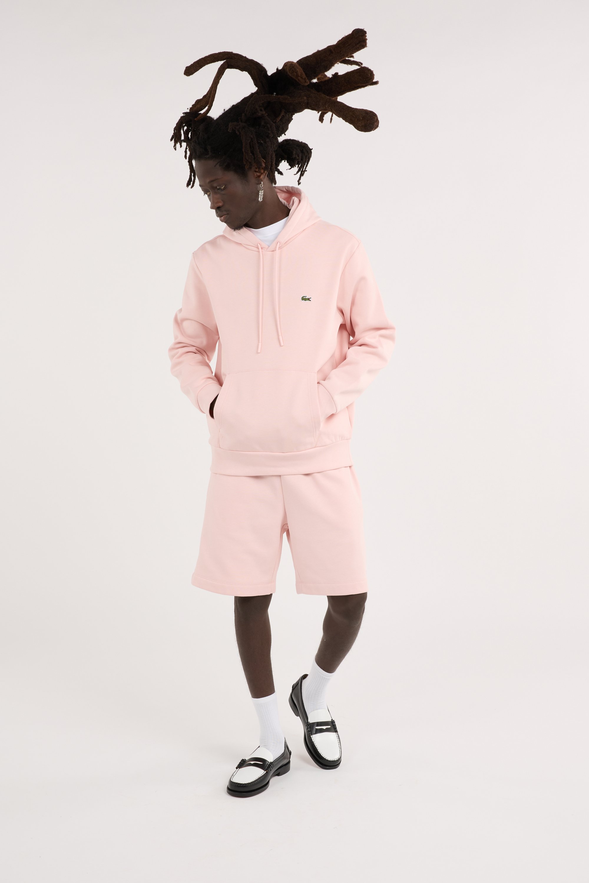 Hoodie LACOSTE Rose