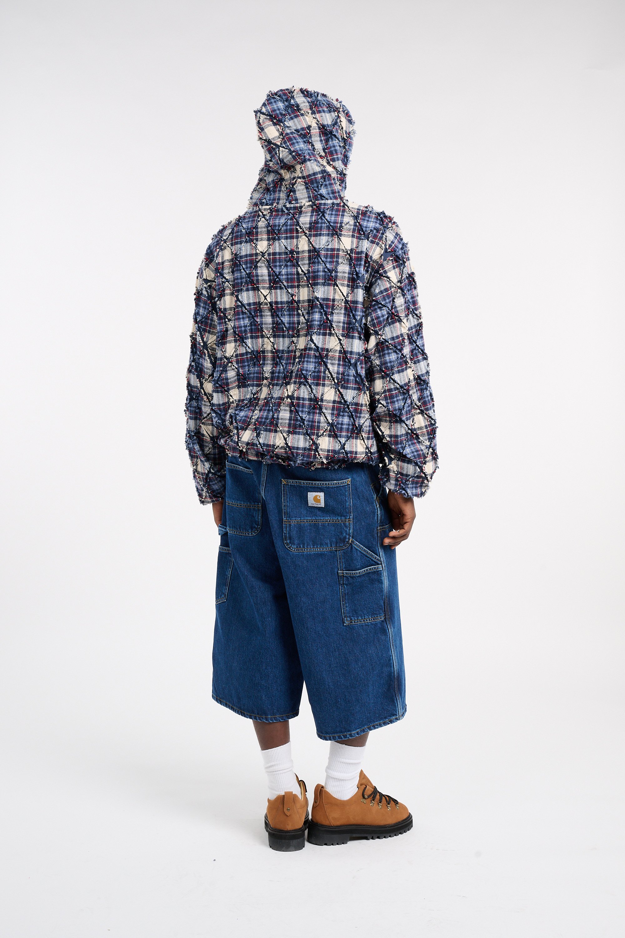 Raw denim oversized Bermuda shorts | Blue CARHARTT WIP Men