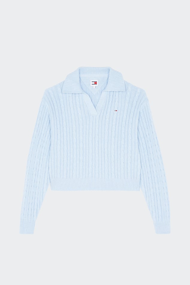 ladvinka tommy robe hilfiger essential mini reporter am0am05228 bds Pull Bleu tommy robe Jeans ParallaxShops Femme