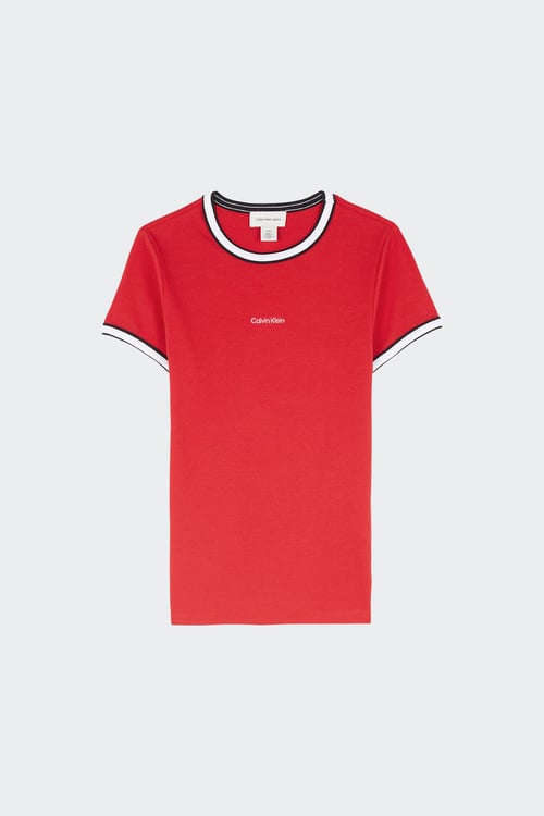 CALVIN KLEIN T-shirt Rouge