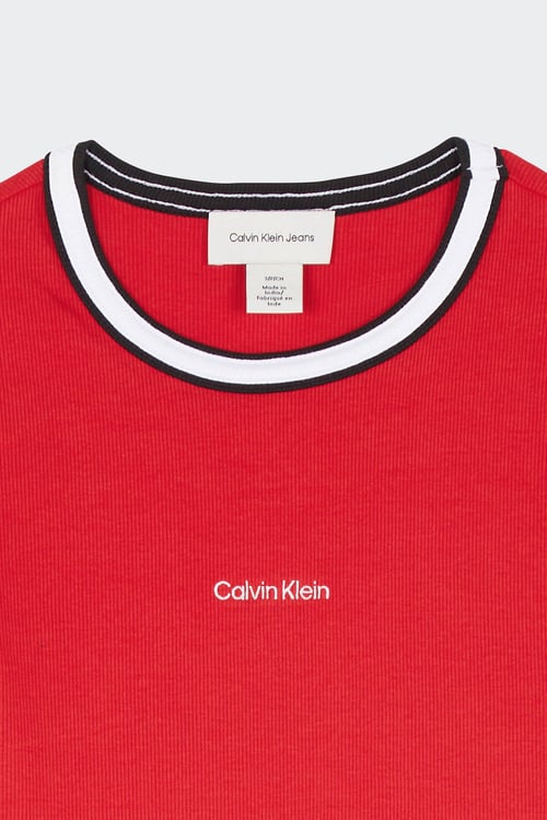 CALVIN KLEIN T-shirt Rouge