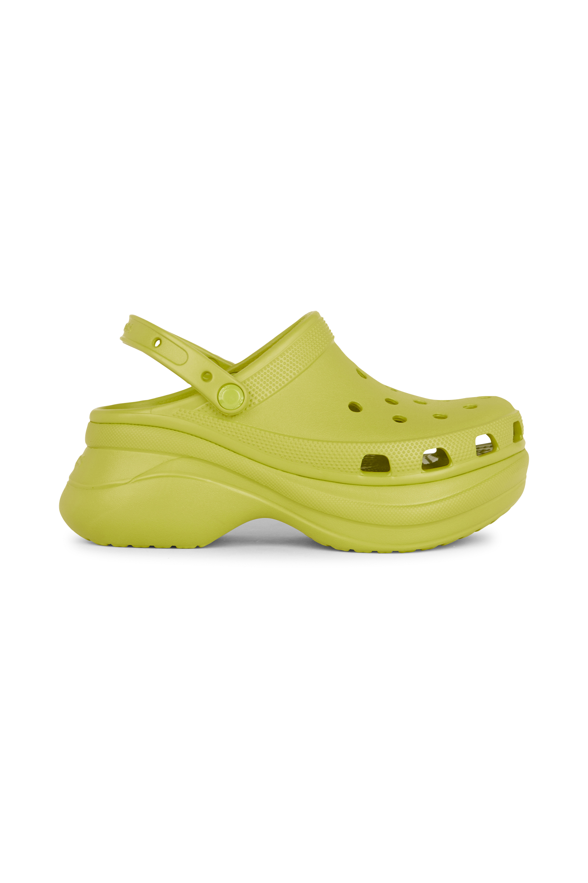Flat furry sheepskin sandals Green