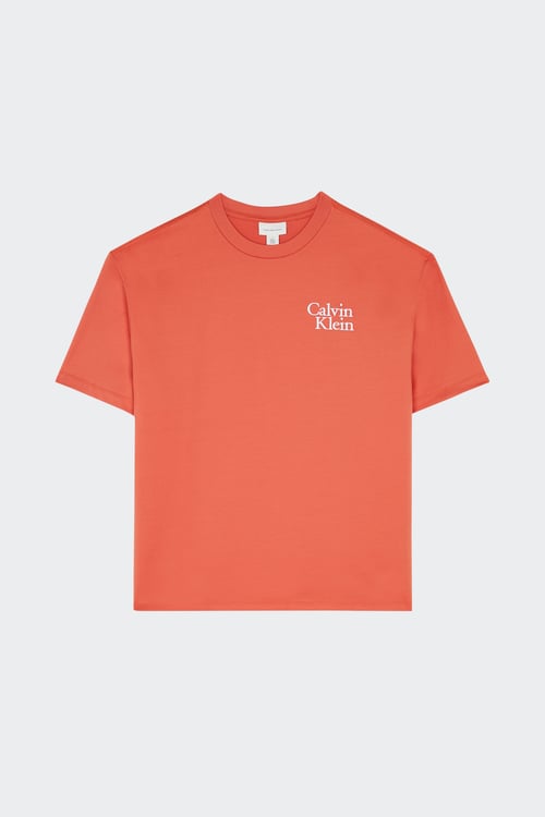 CALVIN KLEIN T-shirt Orange