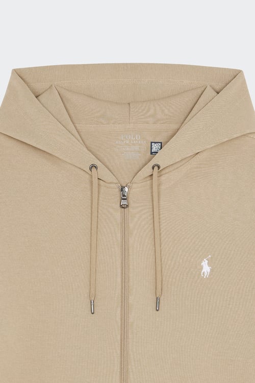 POLO RALPH LAUREN Hoodie zippé Beige