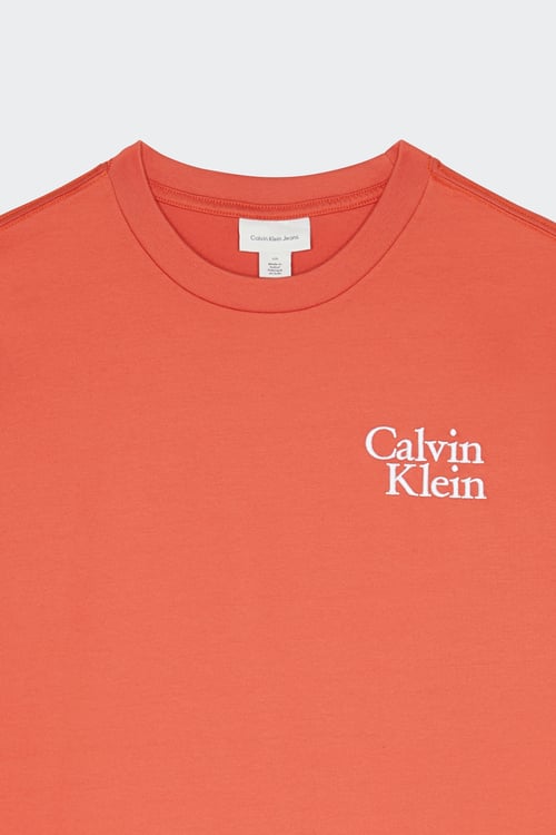 CALVIN KLEIN T-shirt Orange