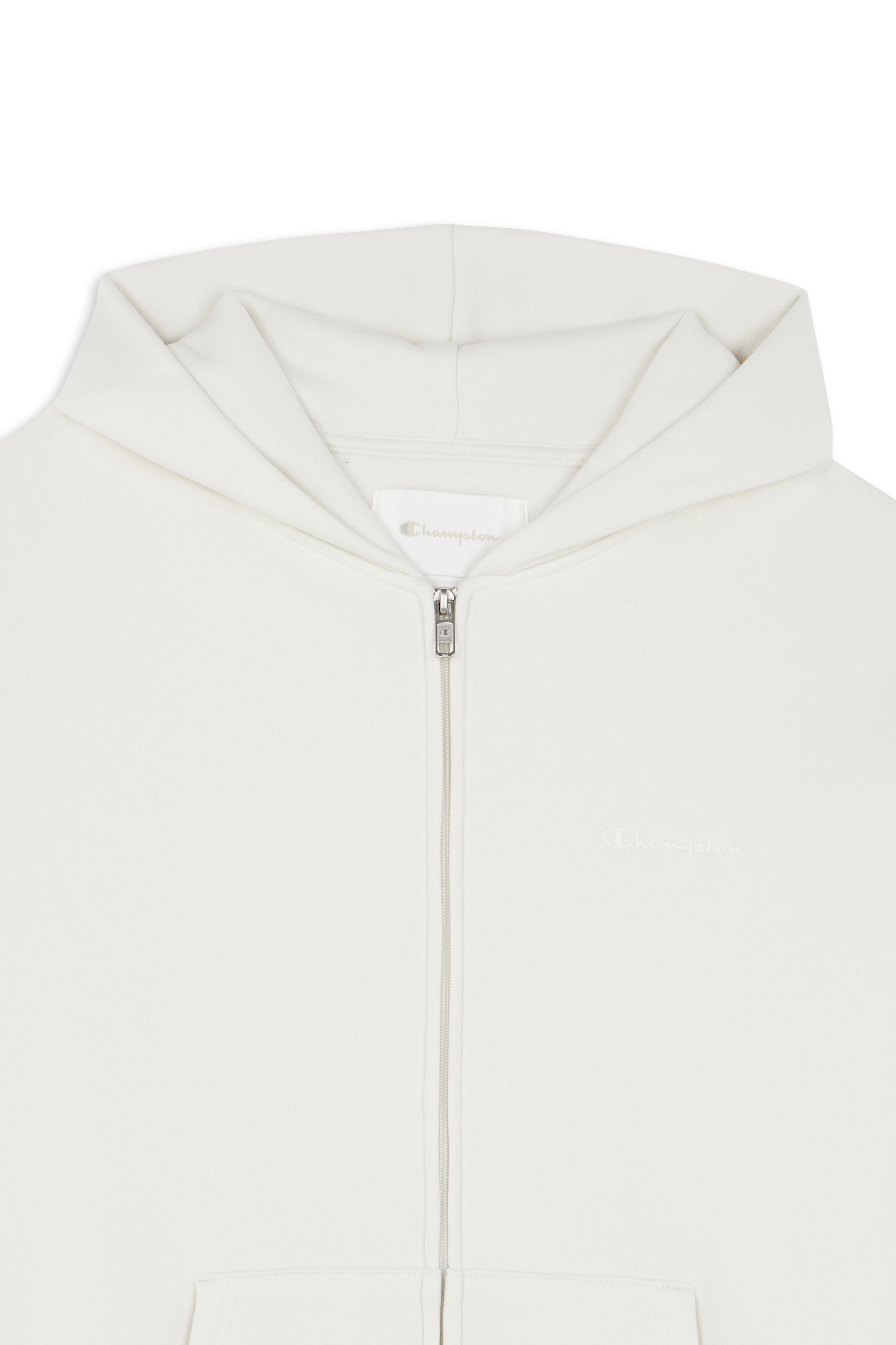 Regular-fit zip-up cotton-blend hoodie with Pony Player White
