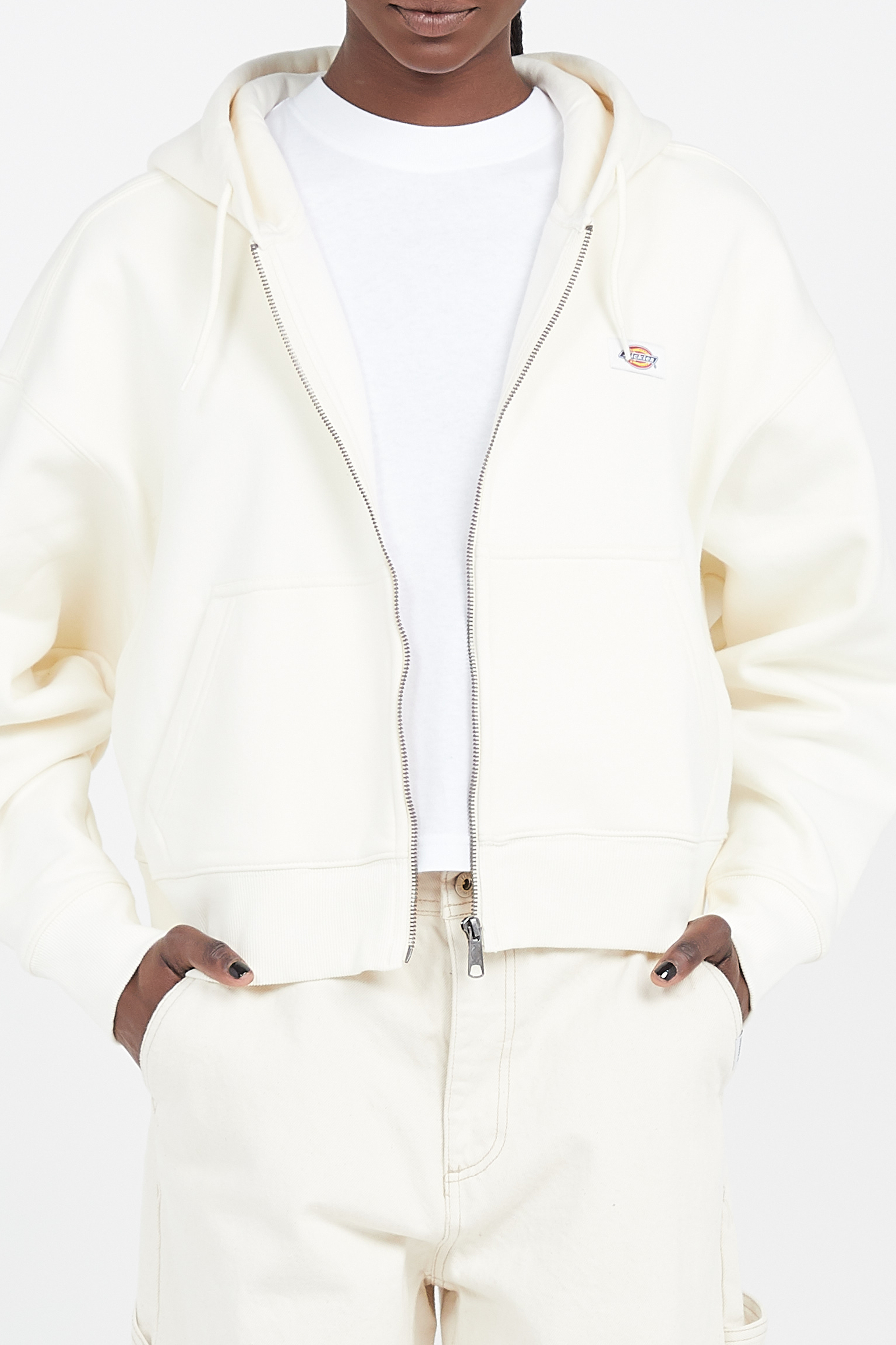 Hoodie zippé | Beige DICKIES Femme