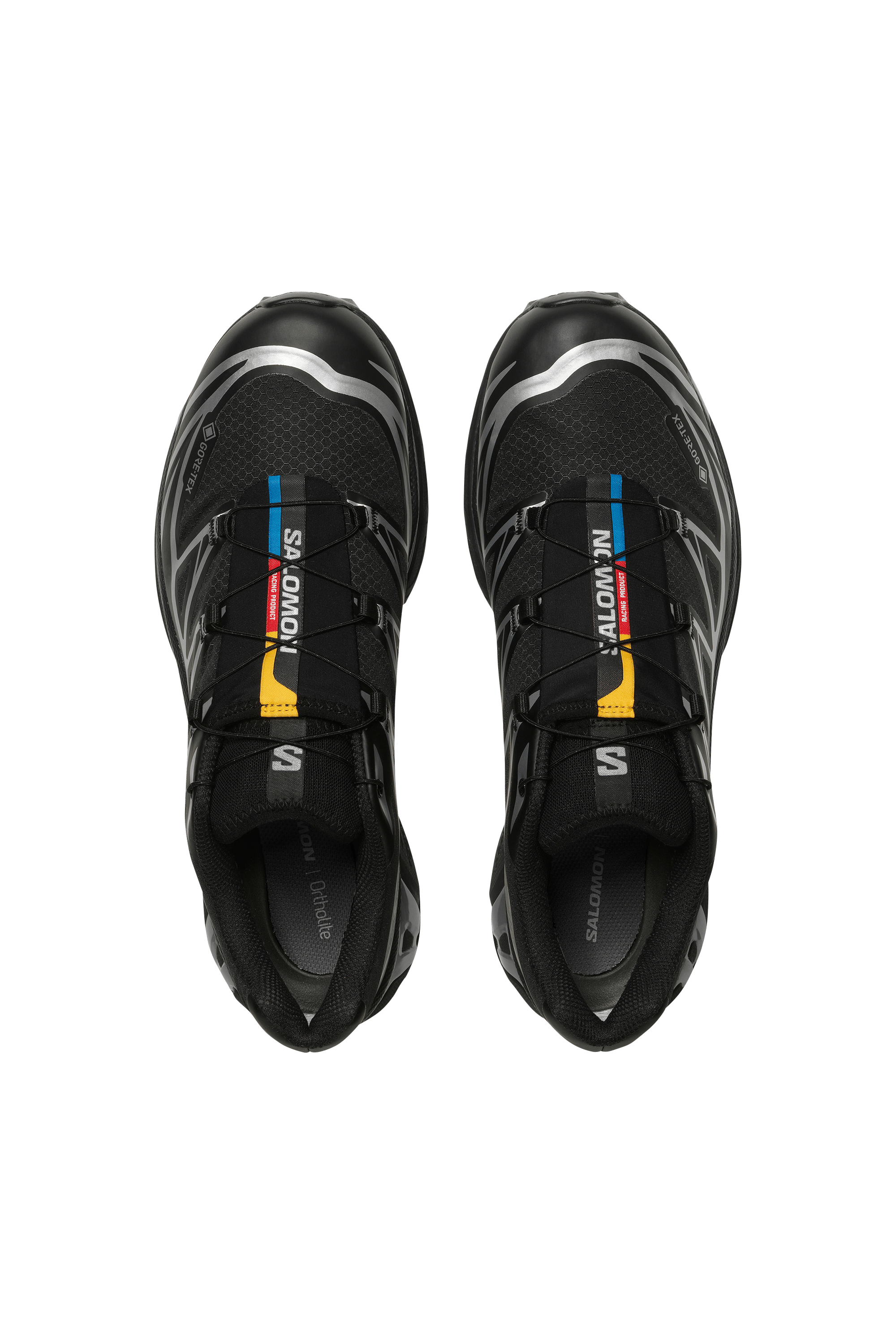 Men?s Storm 96 LO fabric and leather sneakers | Black SALOMON Men