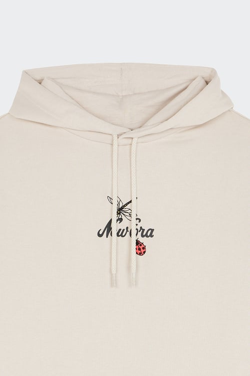 NEW ERA Hoodie Beige