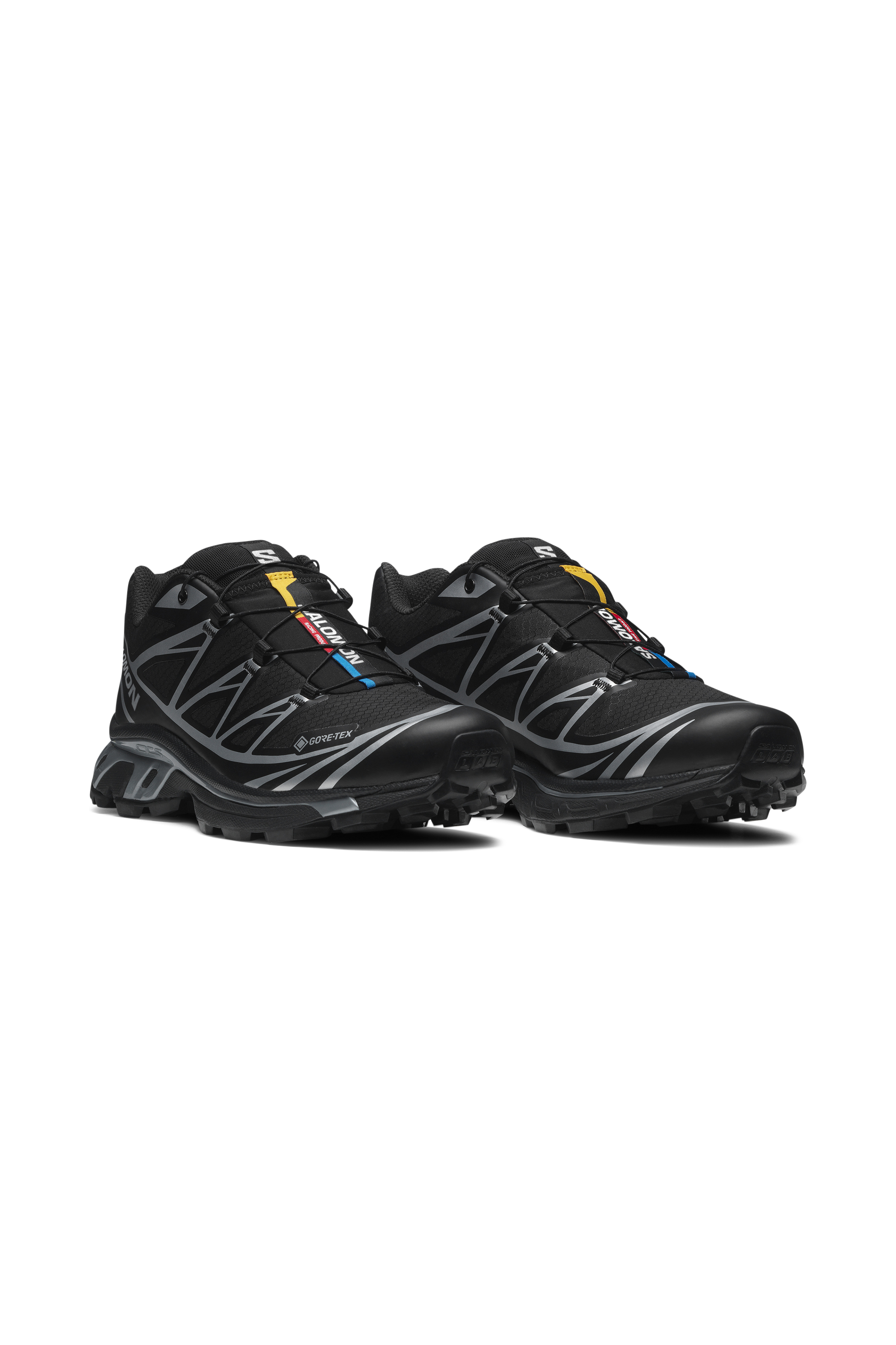 Men?s Storm 96 LO fabric and leather sneakers | Black SALOMON Men