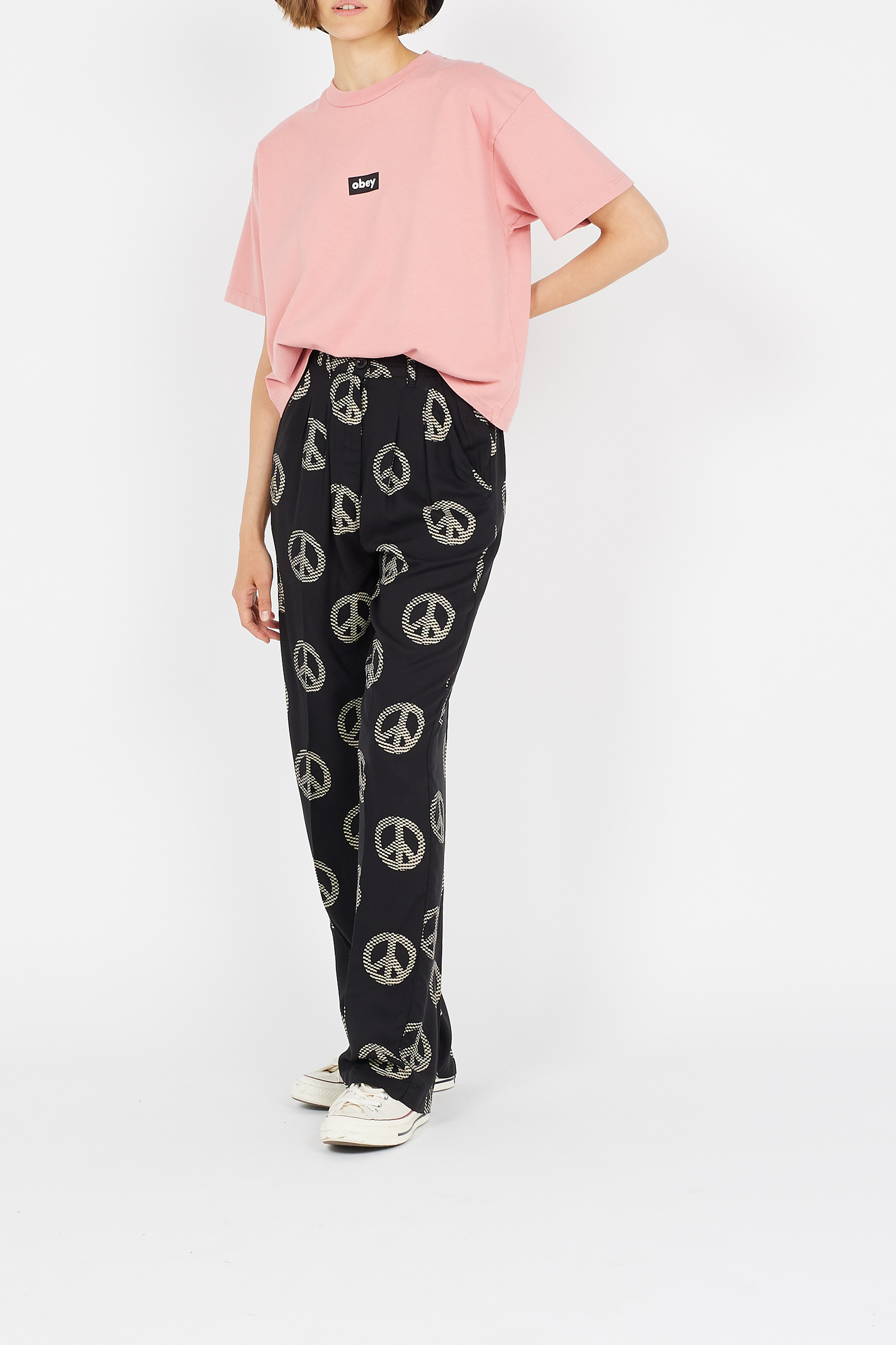 T-shirt | Rose OBEY Femme