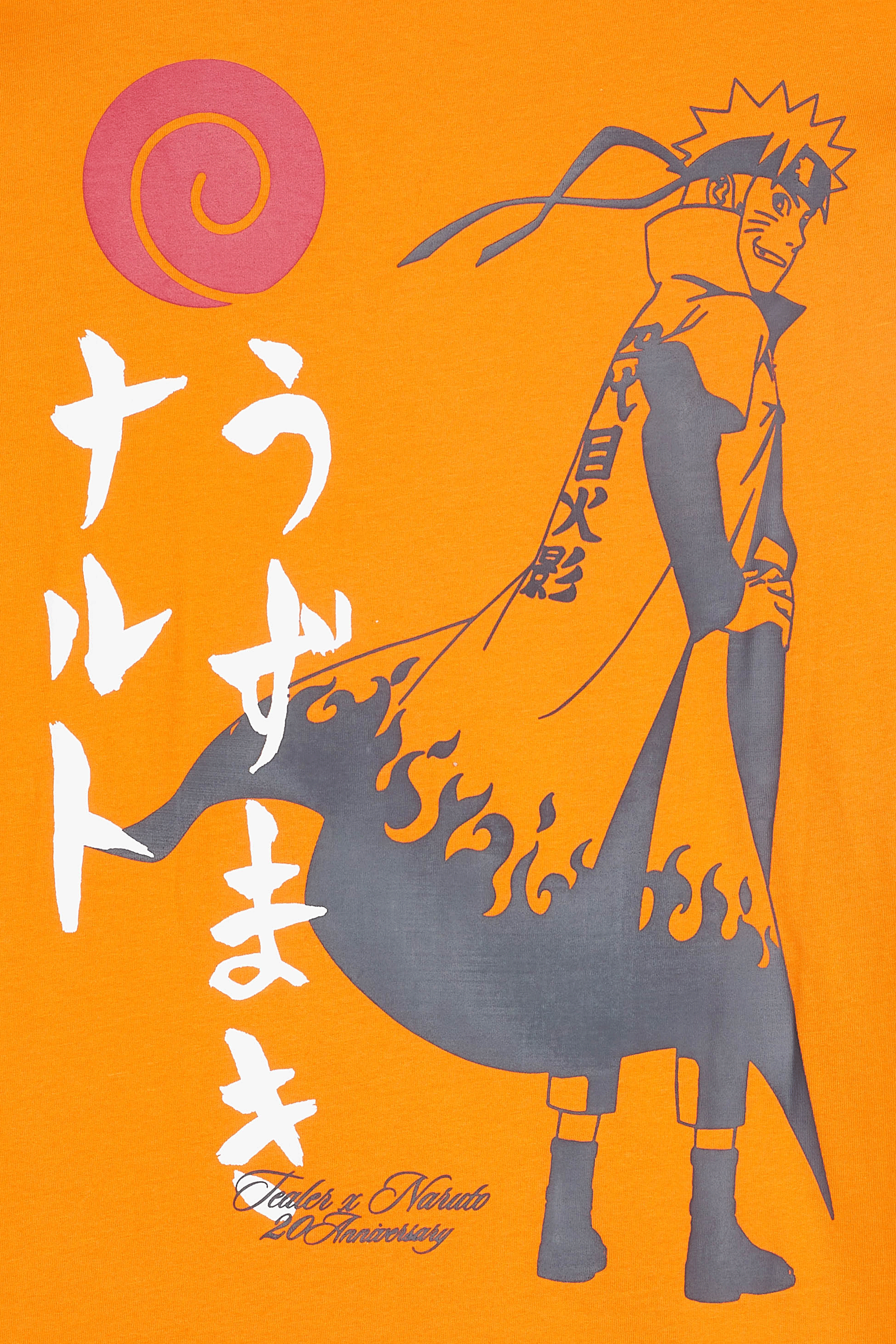 t-shirt tealer x naruto Orange