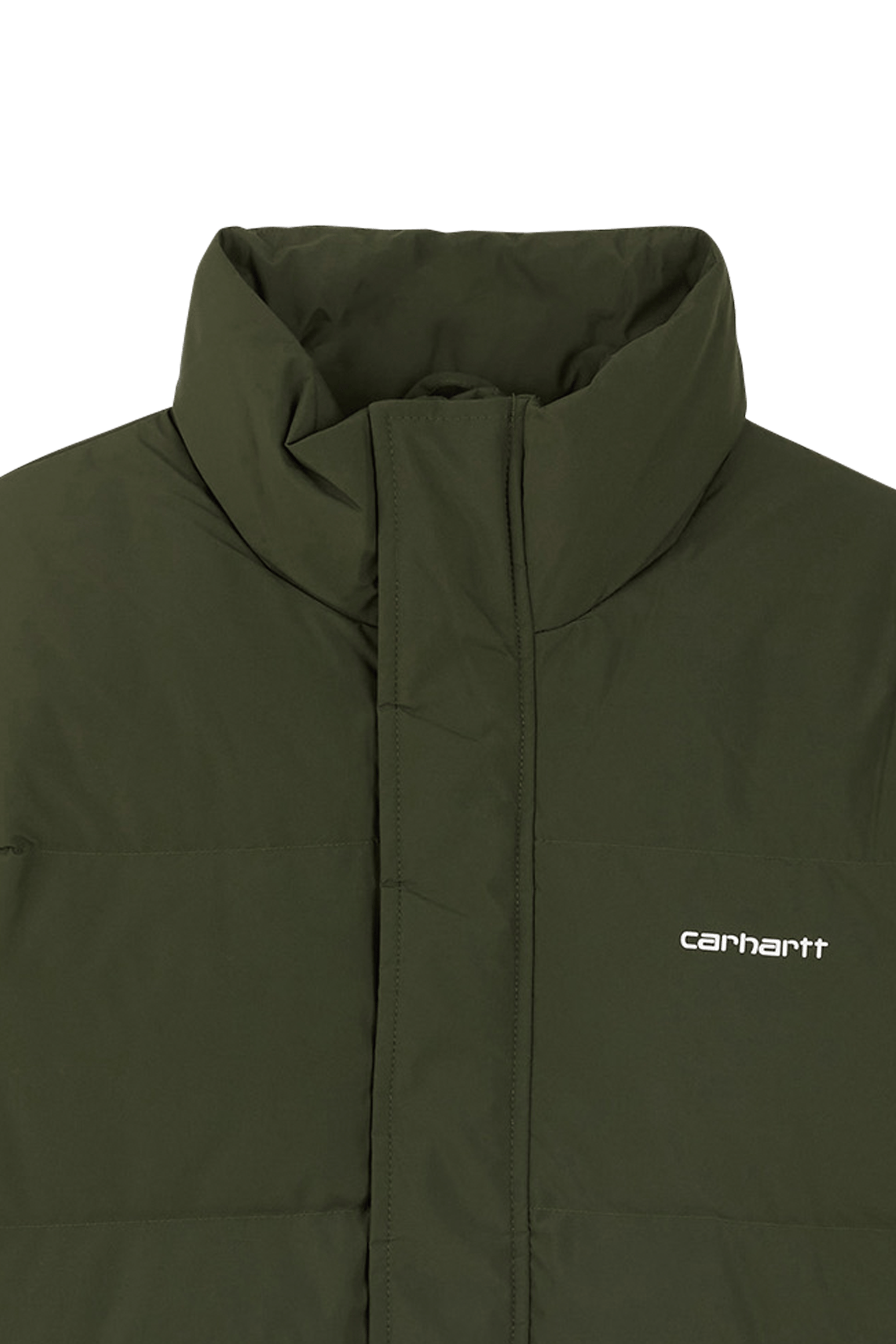 Doudoune à col montant Kaki