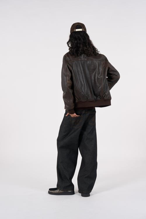 SCHOTT Jacket Brown