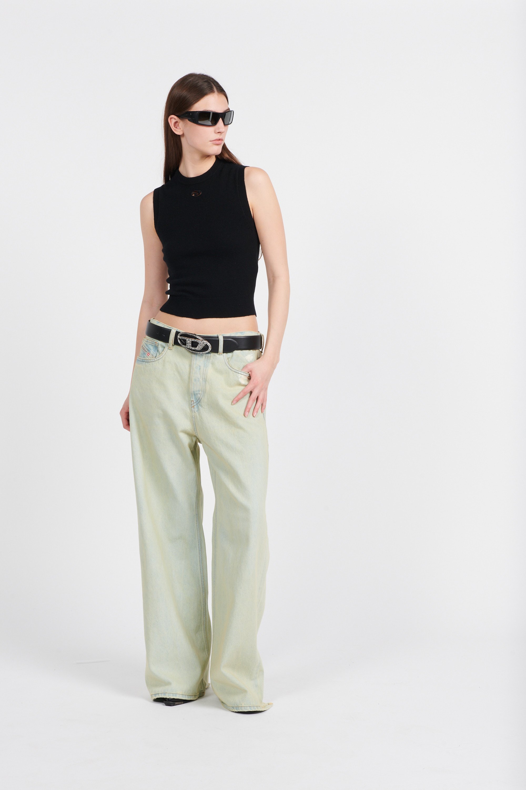 【DIESEL】(W) Diesel M-Arga Wool and Cashmere Top Green Fluo A13014_0GEAY_9XX_C.jpg?sw=1240