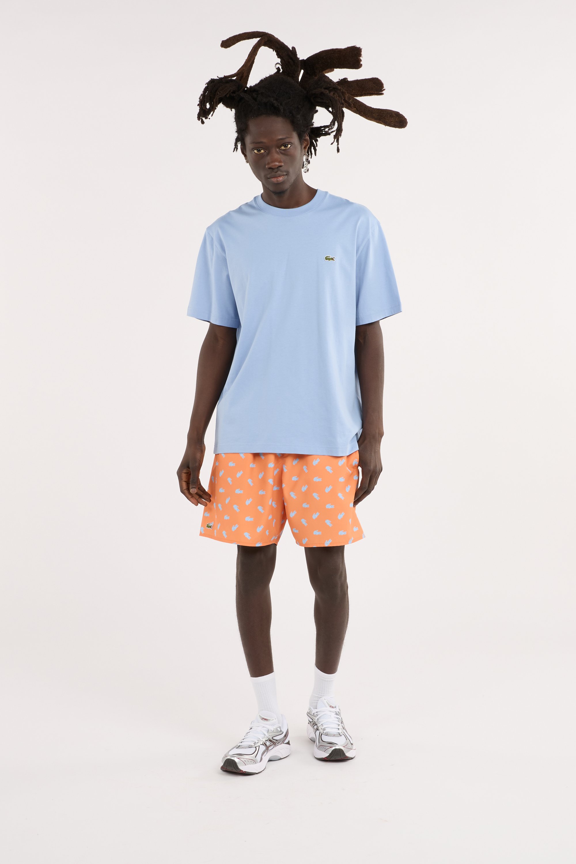 Short de bain LACOSTE Orange