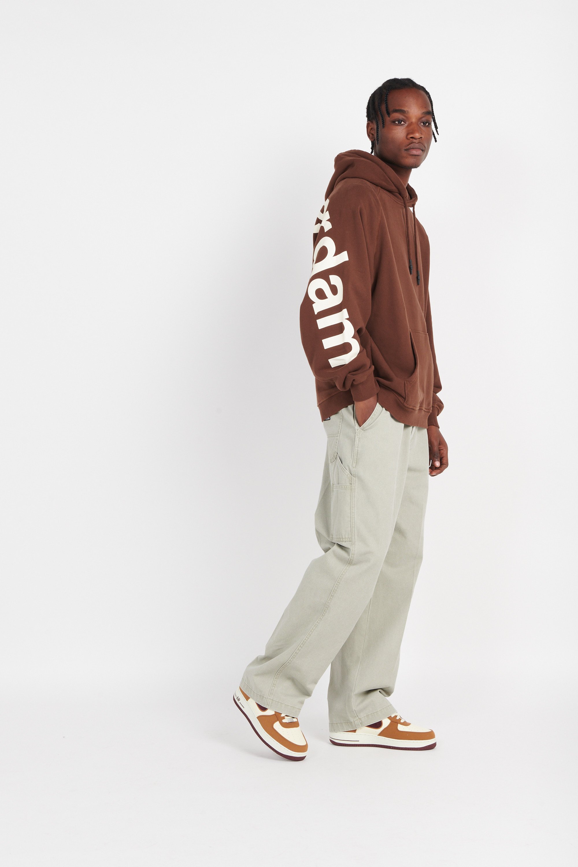 Hoodie NEW AMSTERDAM SURF ASSOCIATION Marron