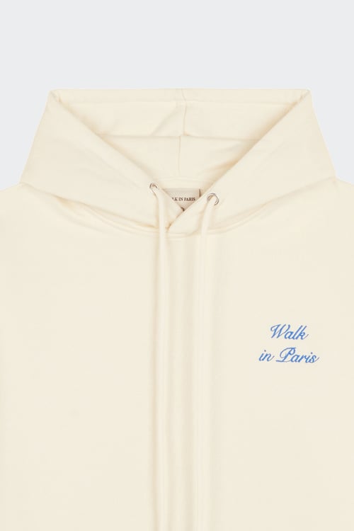 WALK IN PARIS Hoodie Blanc