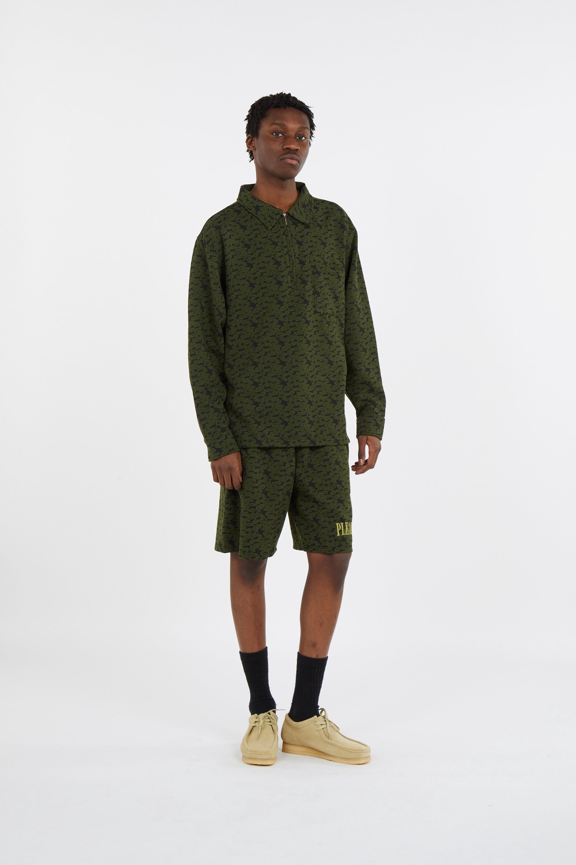 Chemise PLEASURES Kaki