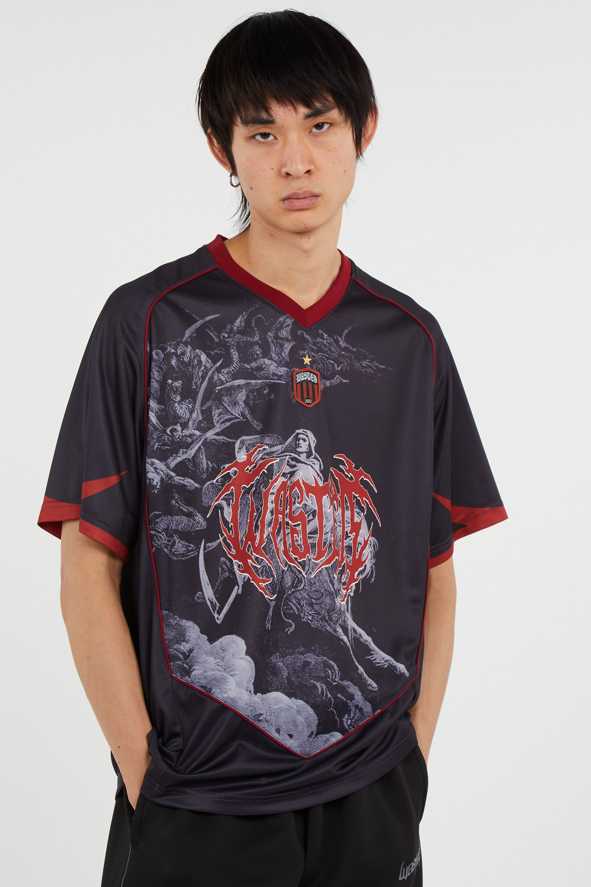 Maillot de football Noir