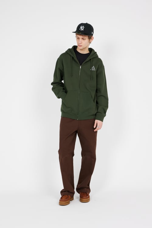 HUF Hoodie zippé Vert