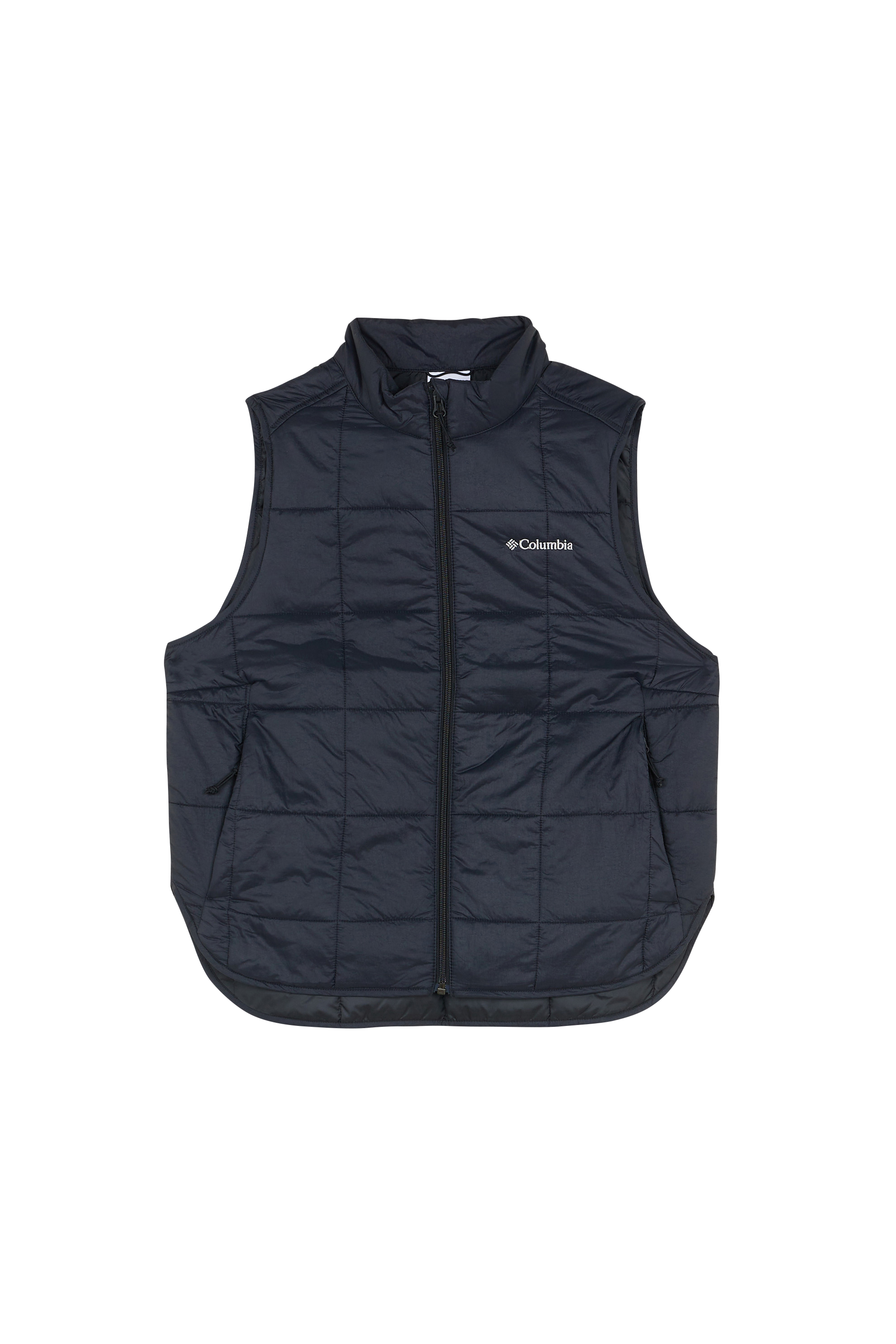 Lightweight quilted padded jacket with high neck Black