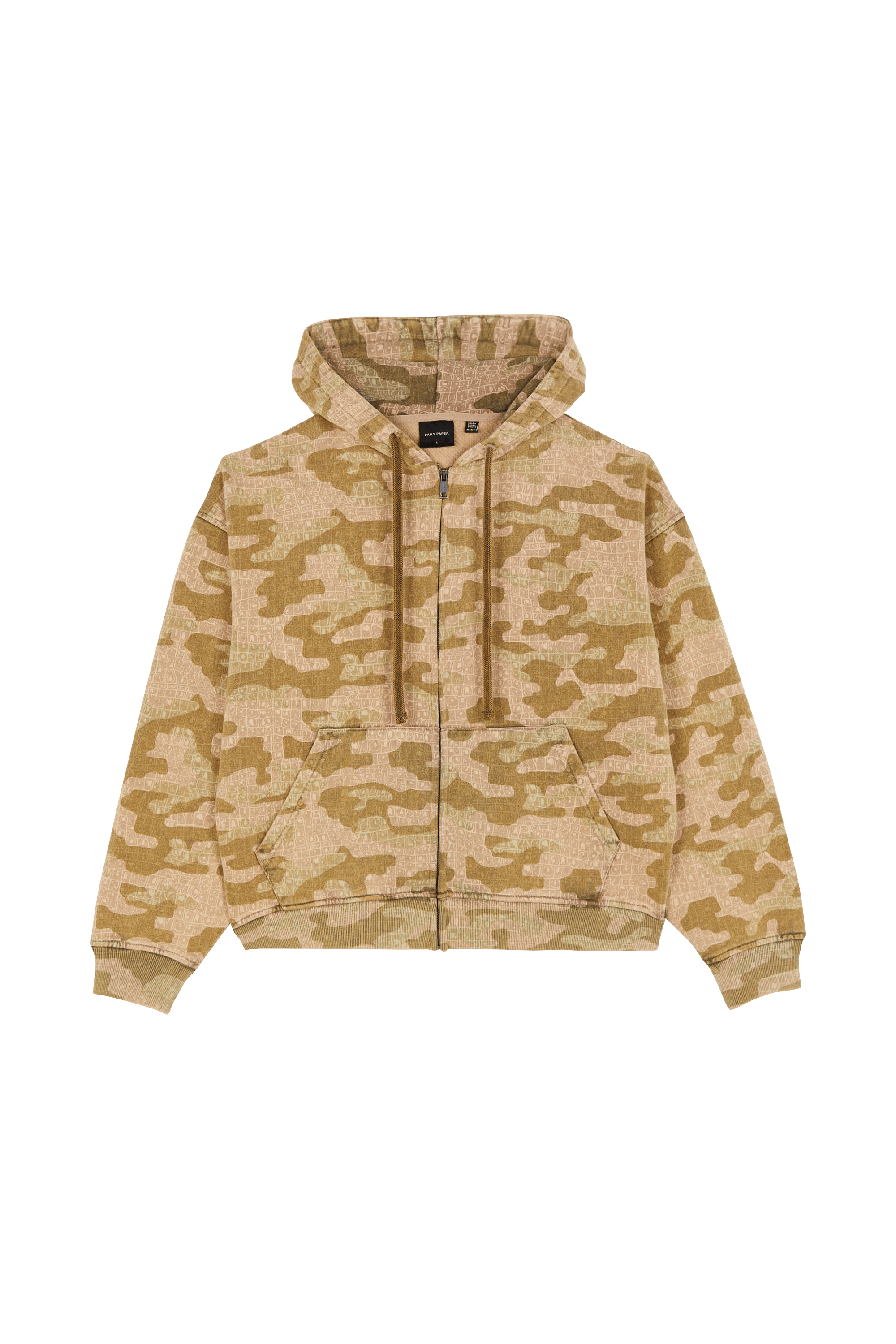 Hoodie zippée DAILY PAPER Gris