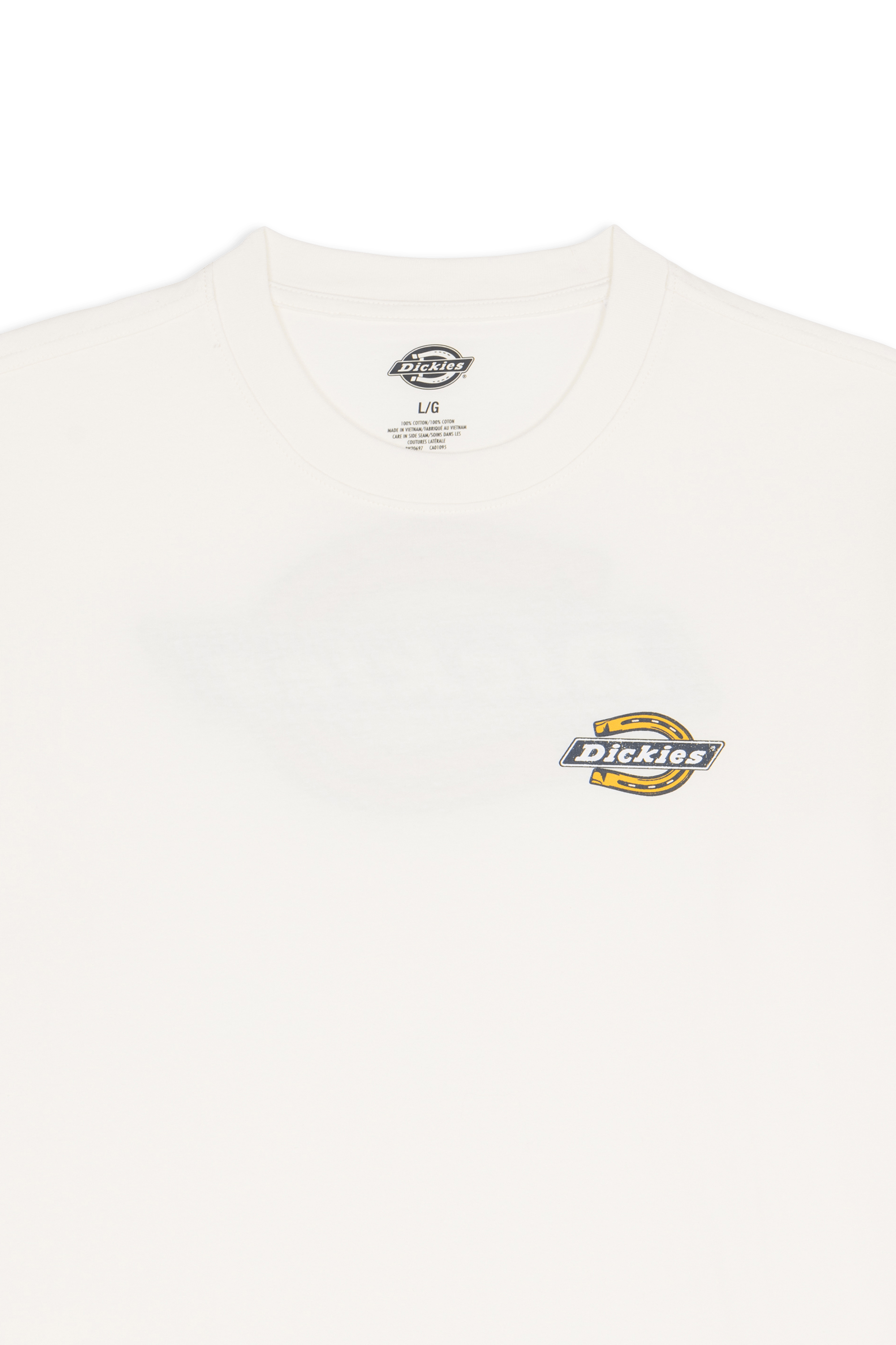 Regular-fit round-neck cotton T-shirt | Beige DICKIES Men