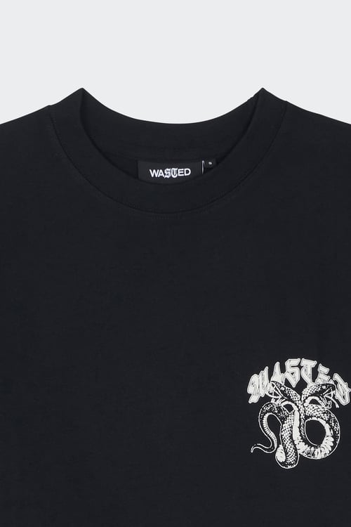 WASTED T-shirt Noir