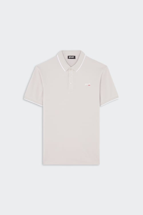SCHOTT Polo Gris