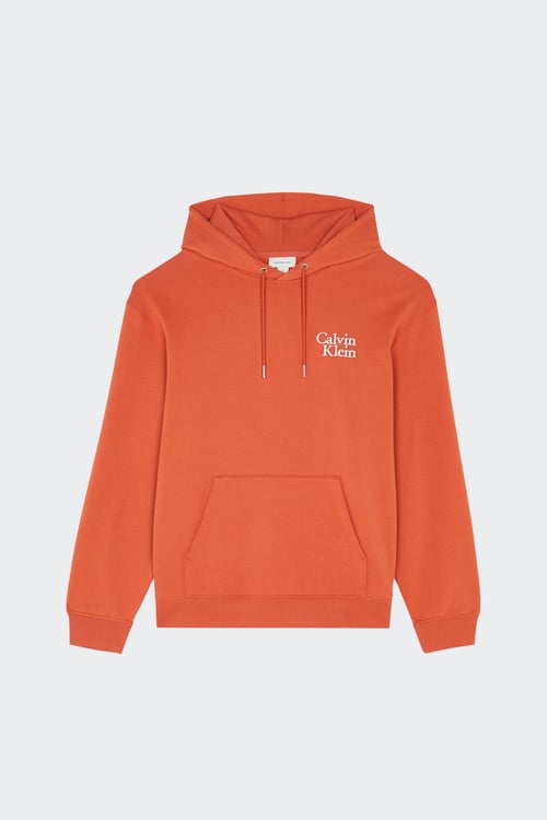 CALVIN KLEIN Hoodie Orange